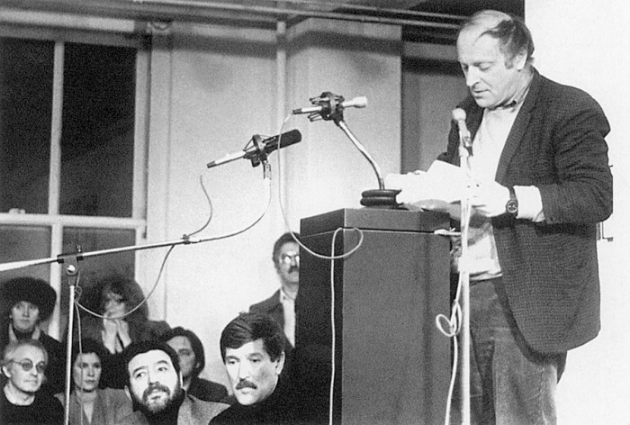 Nahamkina galerija, Ņujorka, 1986. gads (Foto - Ņina Aloverta)