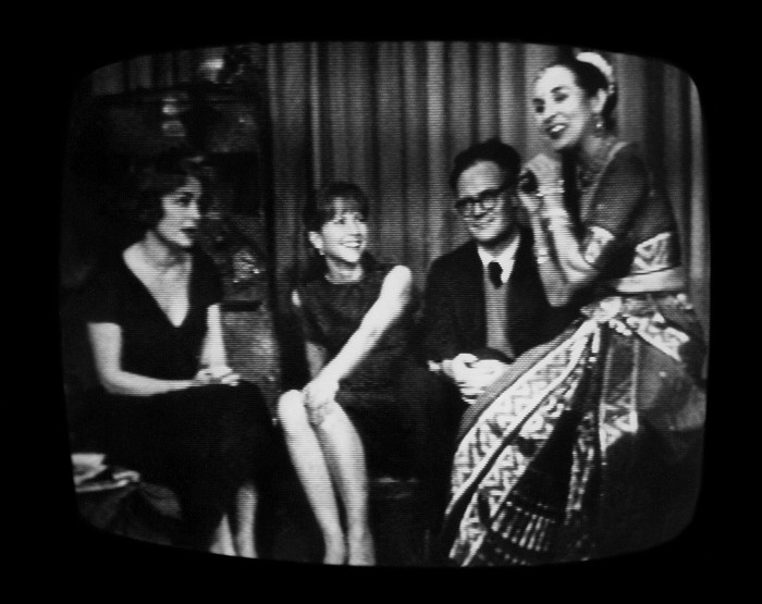 Vija Vētra un Roberts Louels CBS televīzijas raidījumā