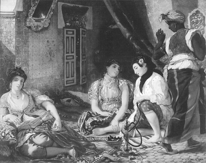 Ežēns Delakruā, Alžīras sievietes savos apartamentos. 1834