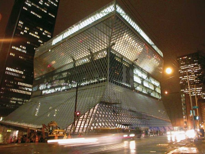 Sietlas publiskā bibliotēka (2004) (Foto: OMA)