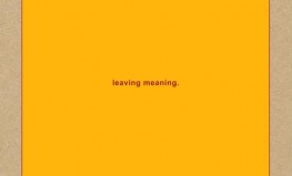 Swans "leaving meaning."